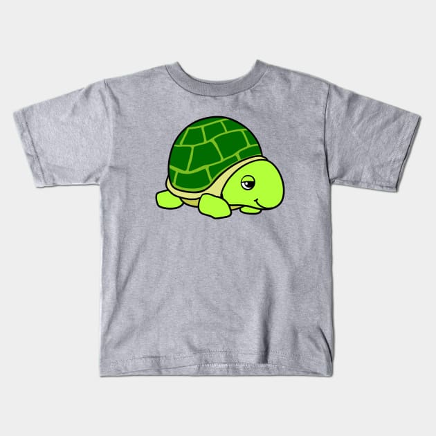 Turtle Kids T-Shirt by WildSloths